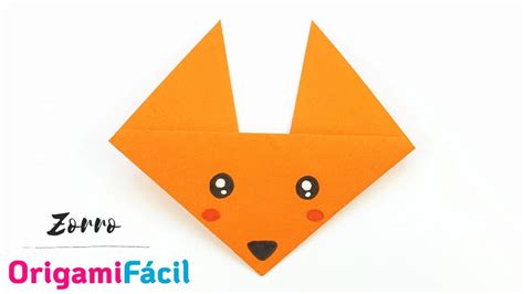 Cómo hacer un ZORRO de PAPEL, el origami más fácil - Origami Fácil