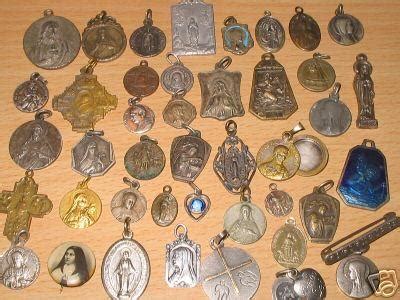 42 VINTAGE catholic MEDALS of SAINTS | #16689464