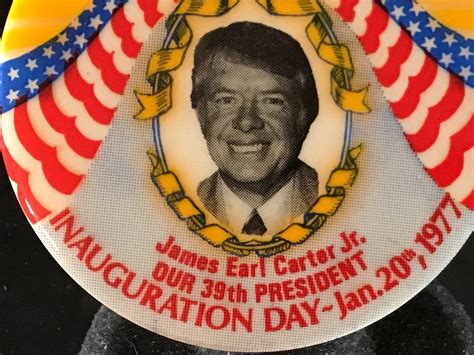 Vintage Jimmy Carter 1977 Inauguration Day Pinback-button - Etsy