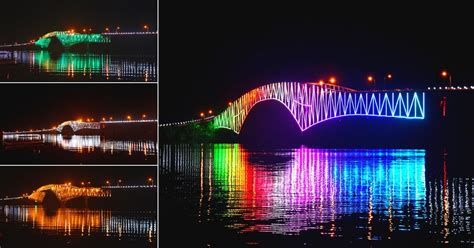 Spectacular San Juanico Bridge Lighting Connecting Samar and Leyte