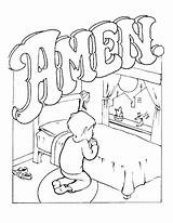 Prayer Coloring Pages For Kids sketch template