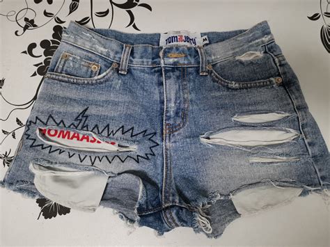 Tom and Jerry denim shorts, Women's Fashion, Bottoms, Shorts on Carousell