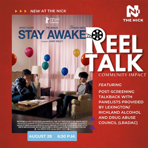 LRADAC sponsors free screening of Stay Awake, a recovery film starring Chrissy Metz - Columbia ...
