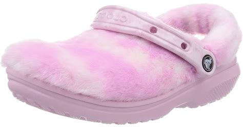 Crocs™ Classic Fur Sure in Pink - Save 22% | Lyst