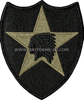 U.S. ARMY 2ND INFANTRY DIVISION PATCH