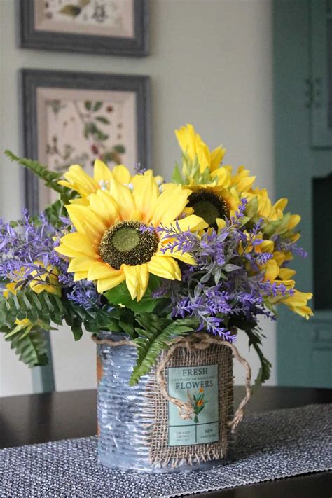 DIY Rustic Sunflower Planter - Cottage On Bunker Hill