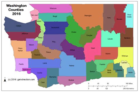 Map Of Counties In Washington State - Alaska Map