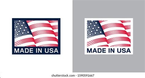 Made Usa United States America Composition Stock Vector (Royalty Free) 1590591667 | Shutterstock