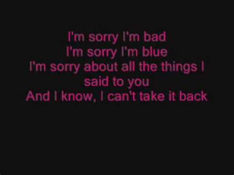 Sorry by Buckcherry lyrics - YouTube