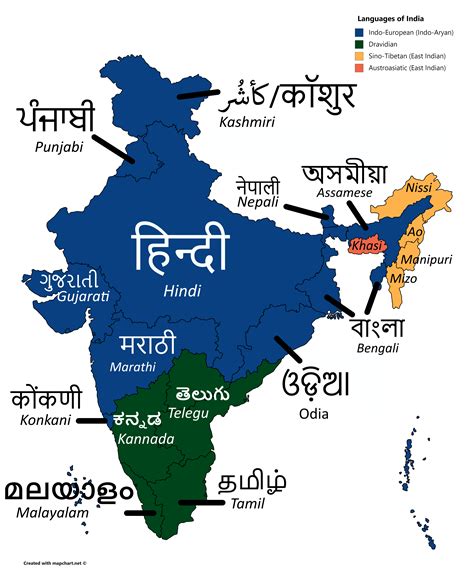 Languages of India : r/MapPorn