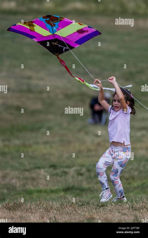 London, UK. 20th Aug, 2022. Flying the kites on Parliament Hill - Fly ...