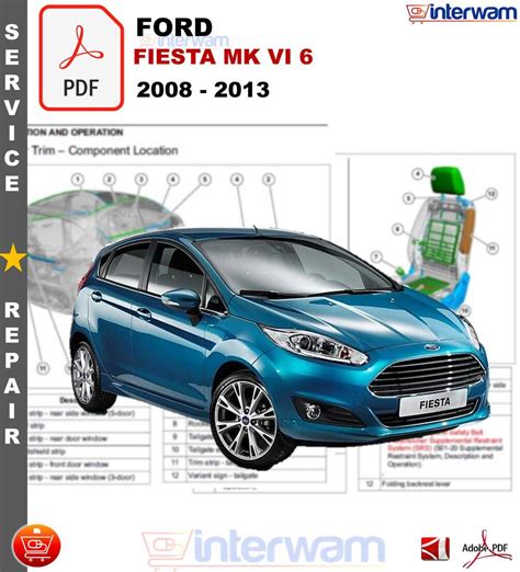 Manual Ford Fiesta MK 5 VI Service Repair Manual 2008 2013