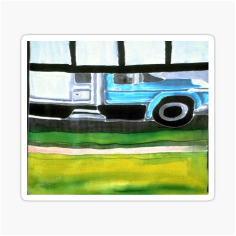 "Blue Truck " Sticker for Sale by BeaverHeaven | Redbubble