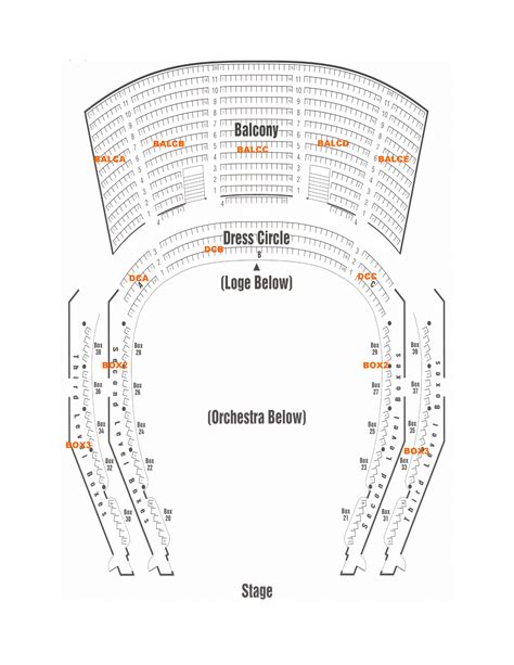 Seating Chart | Duke Energy Center for the Arts - Mahaffey Theater