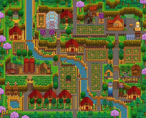 My current Hill-top plan - Suggestions welcome! | Stardew valley layout, Stardew valley, Stardew ...