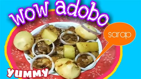 Adobong manok | with egg and patatas - YouTube