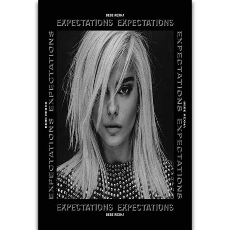 S2177 Album Cover Bebe Rexha Expectations Pop Music Singer Wall Art Painting Print On Silk ...