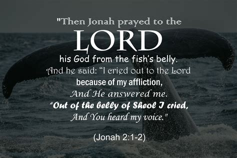 JONAH’S PRAYER