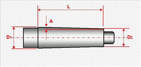 Morse Taper Dimensions | uWoodcraft.com