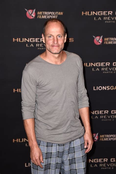 Woody Harrelson Shows Up to the Hunger Games Photocall in Pajamas ...