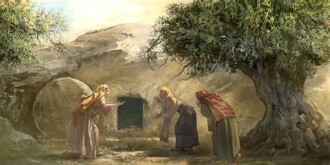 Jesus Empty Tomb Painting at PaintingValley.com | Explore collection of ...