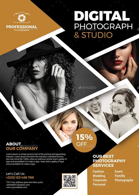 Photography Flyer Templates #Photography, #Flyer, #Templates Photography Brochure, Corporate ...