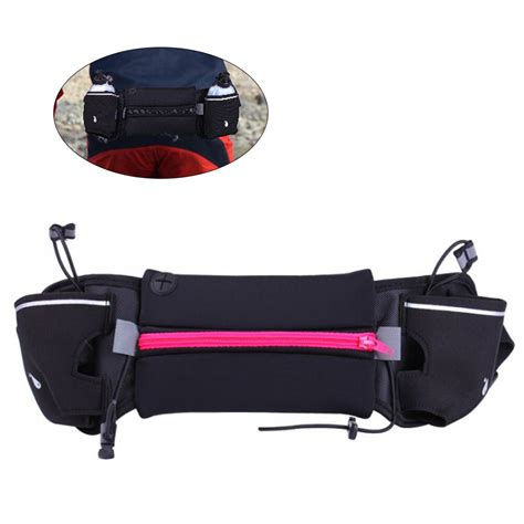 Runners Running Belt Sports Water Bottle Cycling Jogging Waist Bag Phone Holder Fits For 4-6inch ...