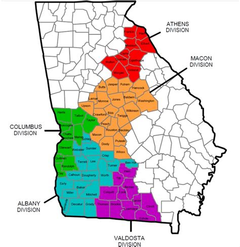 Georgia District Map