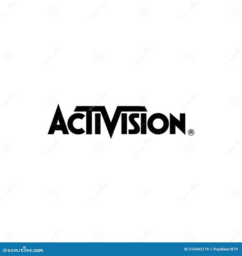 Activision Logo Editorial Illustrative on White Background Editorial ...