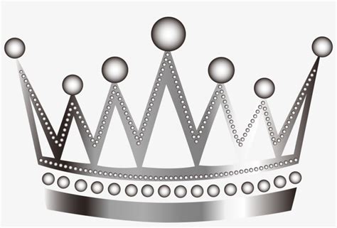 Vector Silver Crown Material - Silver Prince Crown Png - Free Transparent PNG Download - PNGkey