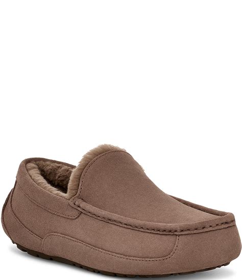 UGG Men's Ascot Suede Moc-Toe Slippers | Dillard's