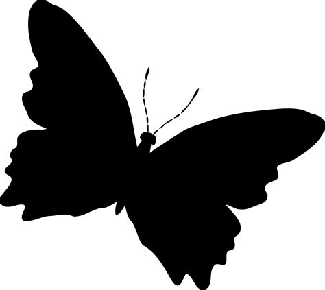 Monarch Butterfly Silhouette at GetDrawings | Free download