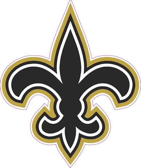 Fleur De Lis Shaped Vinyl Sticker Decal Saints New Orleans *FREE ...