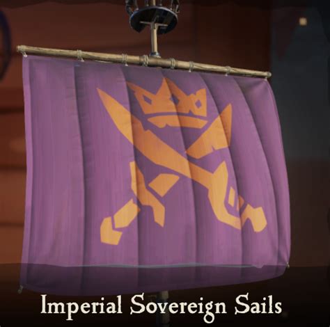 Imperial Sovereign Sails | Sea of Thieves Wiki | Fandom