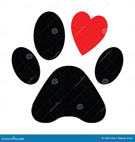 Animal Love Symbol. Cartoon Vector | CartoonDealer.com #83755973