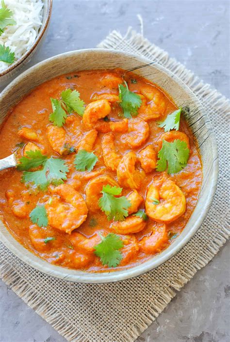 Coconut Shrimp Curry with Rice (Instant Pot Recipe) | Indian Ambrosia