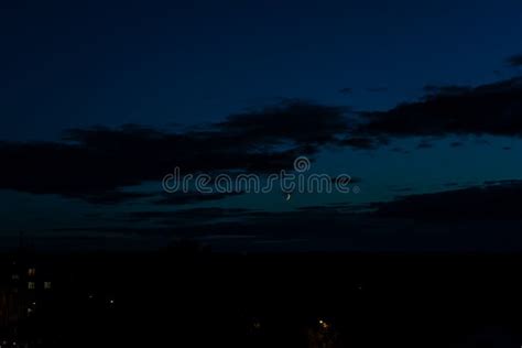 Late Evening Sky and Landscape Stock Image - Image of landscape ...