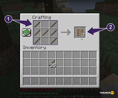 How to Make a Ladder In Minecraft: Detailed Recipe - Tweakerzone