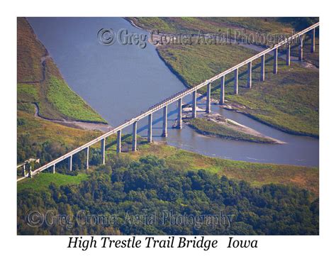 Aerial Photo of High Trestle Bridge Iowa – America from the Sky