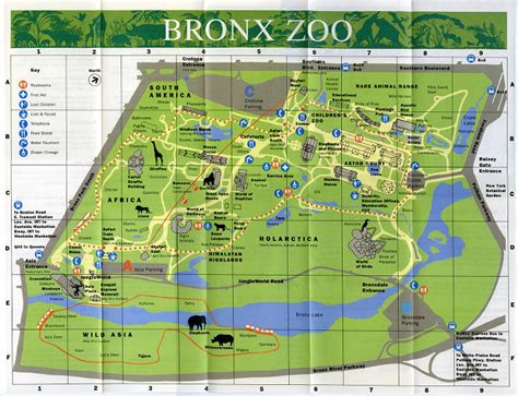 Maps Of The Bronx Zoo