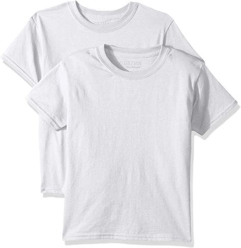 Gildan Kids DryBlend Youth T-Shirt, 2-Pack, White, Large | Walmart Canada