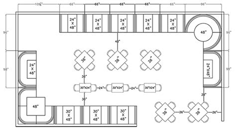 Restaurant Drawings | Restaurant Layout Drawings | Restaurant Drawing ...