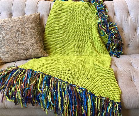 Colorful Throw Blanket Knitted Throw Blanket in Emerald Green | Etsy