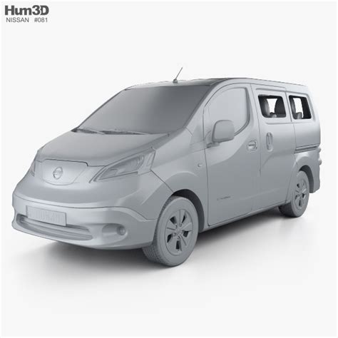 Nissan e-NV200 Evalia 2016 3D model - Vehicles on Hum3D