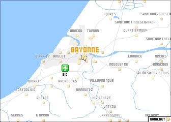 Bayonne (France) map - nona.net