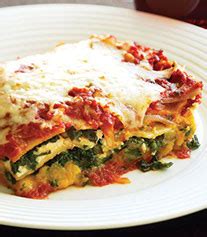 Squash and Spinach Lasagna - Skim Plus Skim Milk