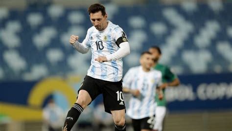 Copa America 2021: Lionel Messi breaks Argentina's record for caps ...