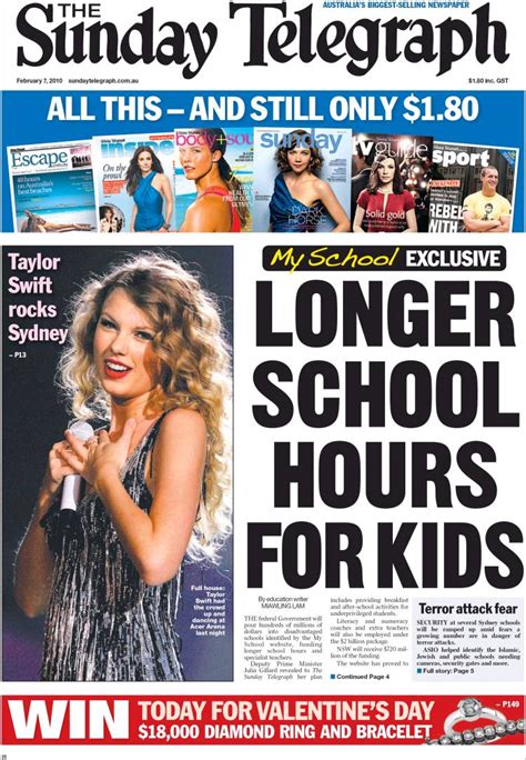 Newspaper The Daily Telegraph (Australia). Newspapers in Australia ...