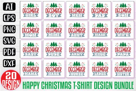 Christmas SVG And T-shirt Design Bundle, Christmas Quotes SVG Design T-shirt Bundle, Vector ...