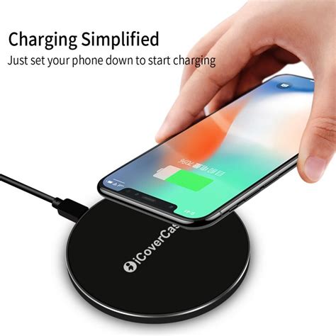 For Apple iPhone 8 Plus Fast Wireless Charger Charging Pad Dock Power ...